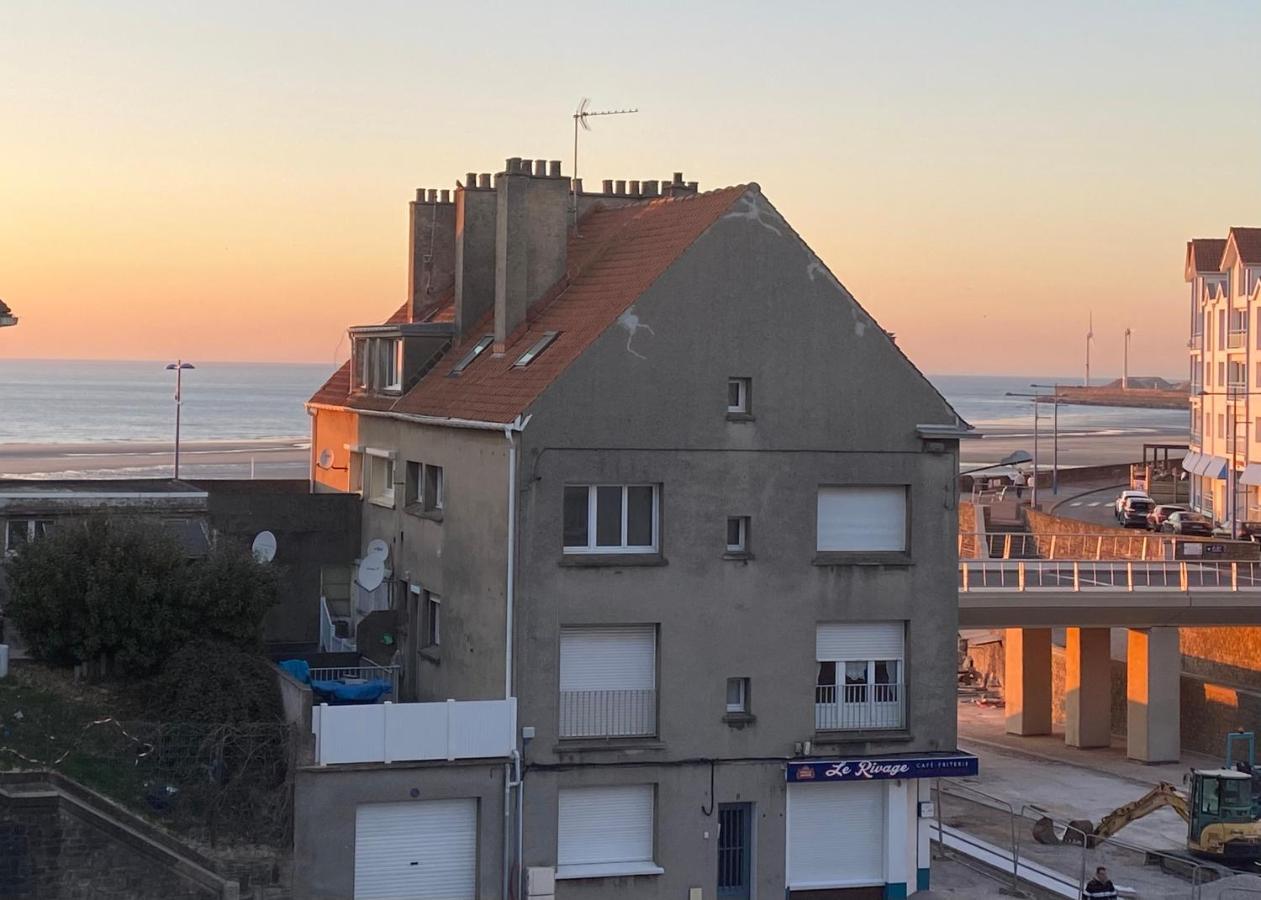 Fl'Heurt De Mer Appartement Au Pied De La Plage, Vue Mer Ле-Портель Экстерьер фото