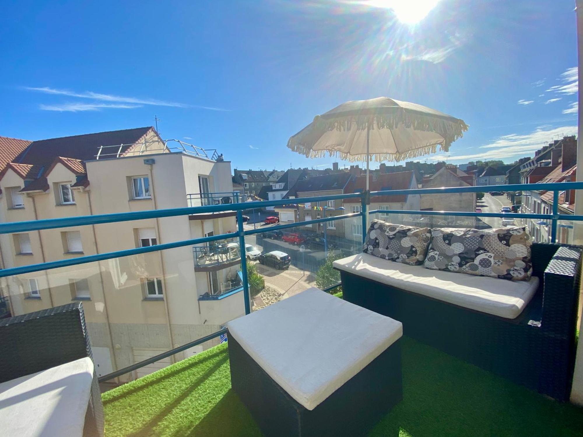 Fl'Heurt De Mer Appartement Au Pied De La Plage, Vue Mer Ле-Портель Экстерьер фото
